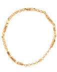 Kat Maconie prism stud short necklace gold