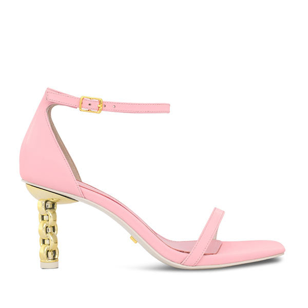 Adela Pink | Mid heel sandal