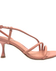 Seren | Pink Leather Sandal