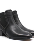 Clark by Mi/Mai Low heel leather chelsea boot angle