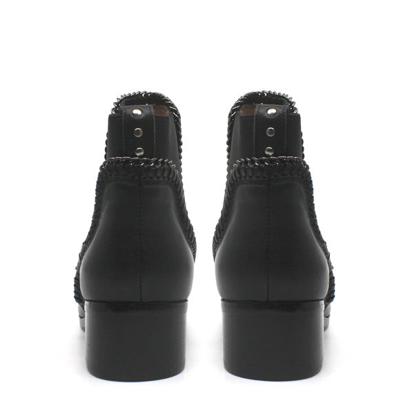 Clark by Mi/Mai Low heel leather chelsea boot back