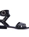 Gordon II | Flat leather studded sandal