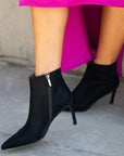 Mi/Mai Noumea black leather ankle boot lifestyle 4