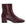 Mint&Rose sol wine leather ankle boot with low heel