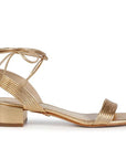 Kim Gold | Metallic leather sandal