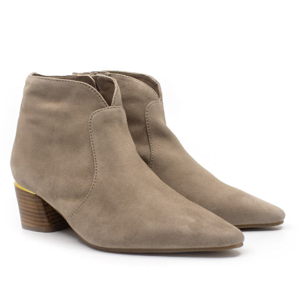 Pedro Miralles Amalfi boot taupe suede angle