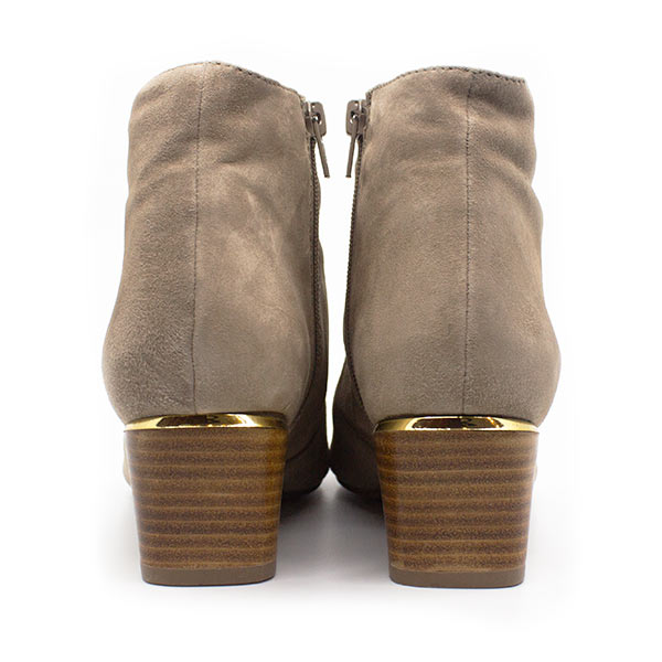 Pedro Miralles Amalfi boot taupe suede back
