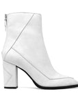 Sylven New York Almasi white apple leather boot side