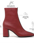     Sylven new York Jayne red/black apple leather boot info