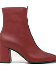     Sylven new York Jayne red/black apple leather boot side