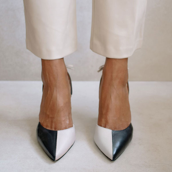 Alohas Jaima Two tone slingack pump lifestyle 2