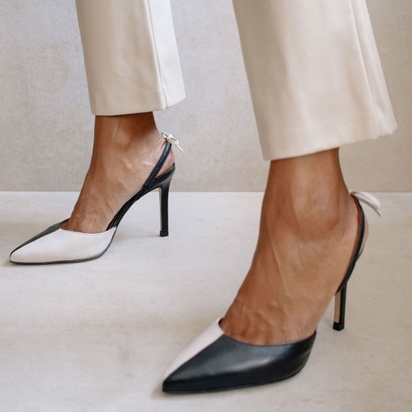 Alohas Jaima Two tone slingack pump lifestyle 3