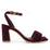 baltarini camelia raspberry velvet high heel sandal side