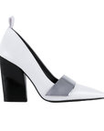 Atiana Nine to Fiver Off White High heel pump side