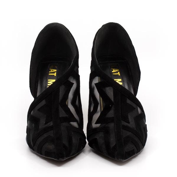 Kat Maconie Sylvie High heel suede pump front