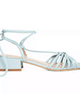 Mi/Mai Corfu Blue Low heel strappy sandal side