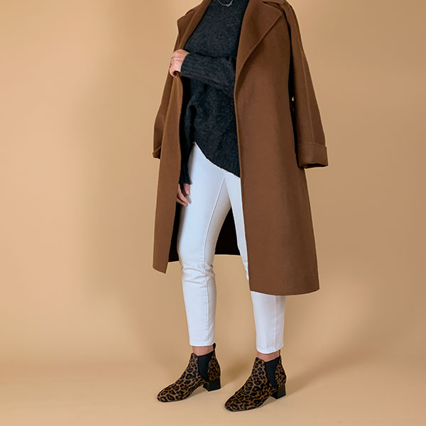 Dora by Mi/Mai Mid heel, leopard print, ankle boot lifestyle 2