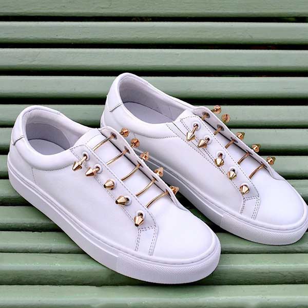 Mi-Mai-joe white gold sneakers product 
