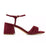 Mi/Mai Peony Burgundy Mid heel sandal side