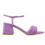 Mi/Mai Peony Lilac Mid heel sandal side