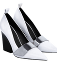 Atiana Nine to Fiver Off White High heel pump angle