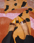 Atiana Nine to Fiver teracotta High heel pump lifestyle 1