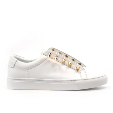 Mi-Mai-joe white gold sneakers side 